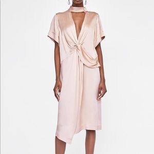 NWT Zara satin dress